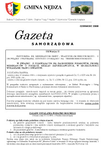 Gazeta Samorządowa nr 06/2008