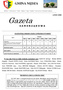 Gazeta Samorządowa nr 07/2008