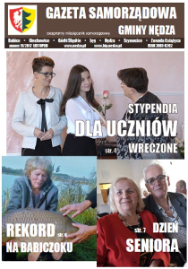 Gazeta Samorządowa gminy Nędza nr 11/2017